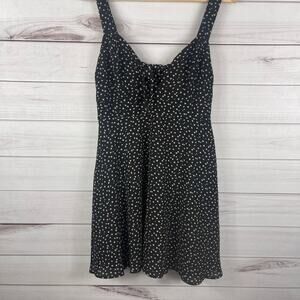 Cloud And Sky Black Floral Sleeveless Dress Juniors XL‎